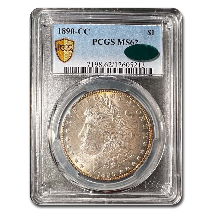 1890-CC Morgan Dollar MS-62 PCGS CAC