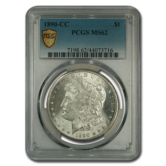 1890-CC Morgan Dollar MS-62 PCGS