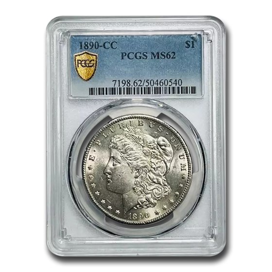 1890-CC Morgan Dollar MS-62 PCGS 1890-CC Morgan Dollar MS-62 PCGS