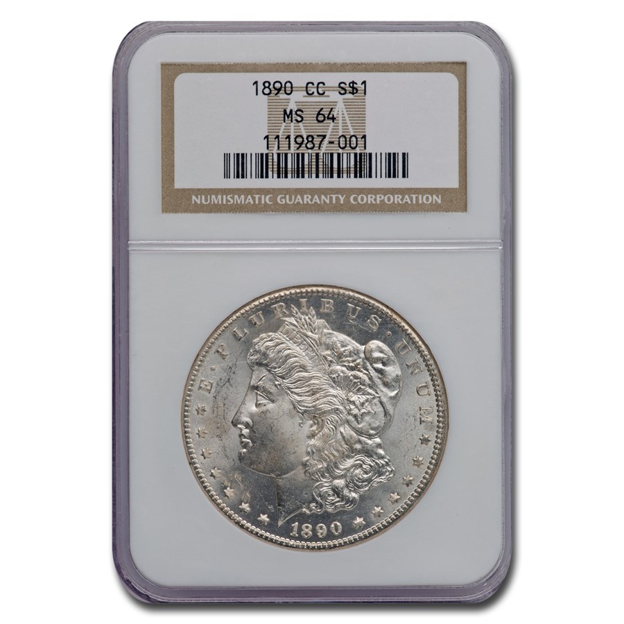 1890-CC Morgan Dollar MS-64 NGC