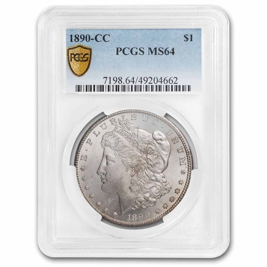 1890-CC Morgan Dollar MS-64 PCGS
