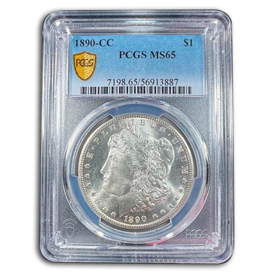 1890-CC Morgan Dollar MS-65 PCGS 1890-CC Morgan Dollar MS-65 PCGS
