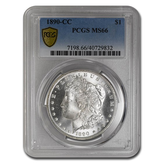 1890-CC Morgan Dollar MS-66 PCGS 1890-CC Morgan Dollar MS-66 PCGS