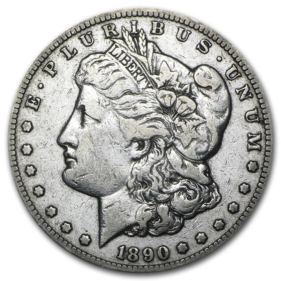1890-CC Morgan Dollar VF 1890-CC Morgan Dollar VF