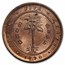 1890 Ceylon 5 Cent Queen Victoria MS-65 PCGS (Red/Brown)