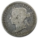 1890-H Canada 25 Cents Good