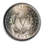 1890 Liberty Head V Nickel MS-63 PCGS
