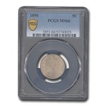 1890 Liberty Head V Nickel MS-66 PCGS