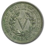 1890 Liberty Head V Nickel XF