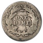 1890 Liberty Seated Dime VG
