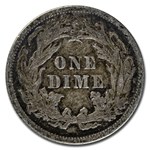 1890 Liberty Seated Dime XF (Details)