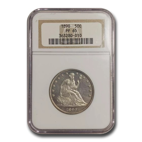 1890 Liberty Seated Half Dollar PF-65 NGC 1890 Liberty Seated Half Dollar PF-65 NGC