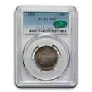 1890 Liberty Seated Quarter MS-67 PCGS CAC