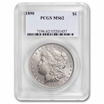 1890 Morgan Dollar MS-62 PCGS