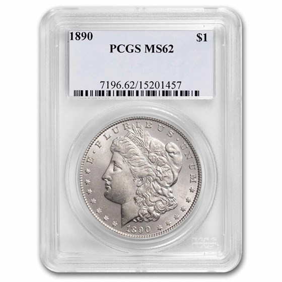 1890 Morgan Dollar MS-62 PCGS 1890 Morgan Dollar MS-62 PCGS