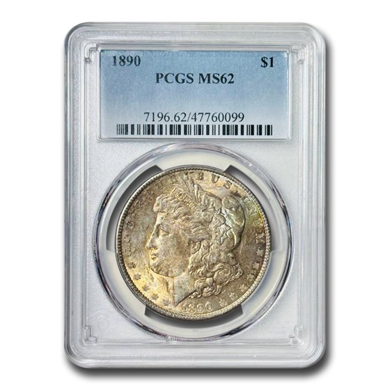 1890 Morgan Dollar MS-62 PCGS 1890 Morgan Dollar MS-62 PCGS