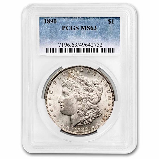 1890 Morgan Dollar MS-63 PCGS 1890 Morgan Dollar MS-63 PCGS
