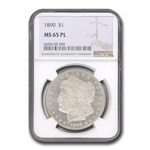 1890 Morgan Dollar MS-65 NGC (PL)