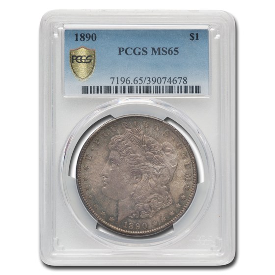 1890 Morgan Dollar MS-65 PCGS 1890 Morgan Dollar MS-65 PCGS