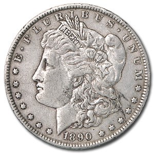 1890 Morgan Dollar XF 1890 Morgan Dollar XF