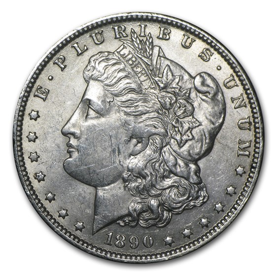 1890-O Morgan Dollar AU