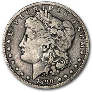 1890-O Morgan Dollar Fine (Rotated Rev) 1890-O Morgan Dollar Fine (Rotated Rev)