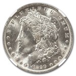 1890-O Morgan Dollar MS-63 NGC (Green Label)