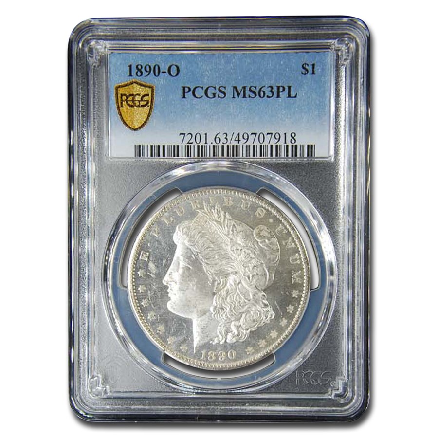 1890-O Morgan Dollar MS-63 PCGS (PL)