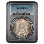 1890-O Morgan Dollar MS-63 PCGS (Toned)