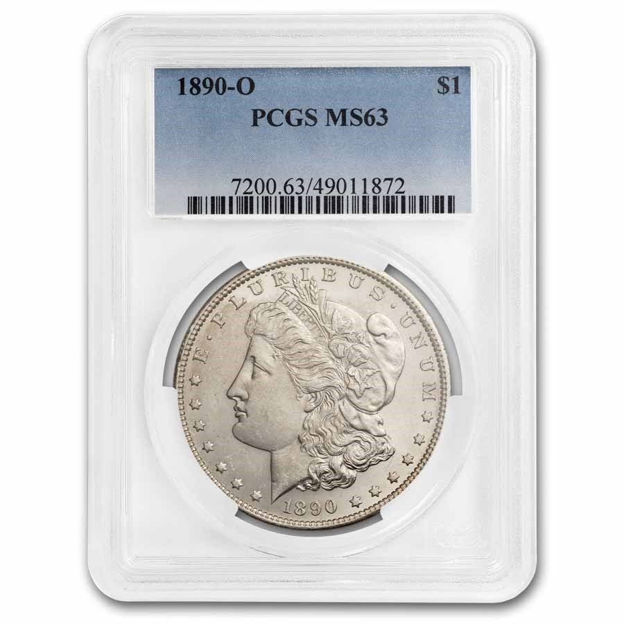 1890-O Morgan Dollar MS-63 PCGS