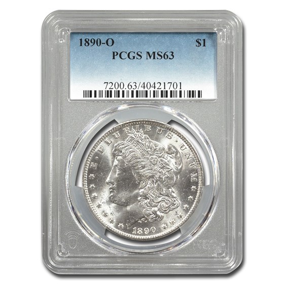1890-O Morgan Dollar MS-63 PCGS 1890-O Morgan Dollar MS-63 PCGS