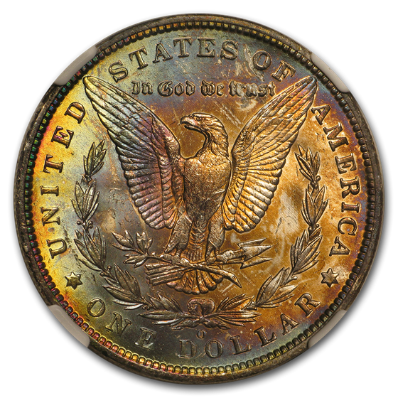 1890-O Morgan Dollar MS-64 NGC (Beautifully Toned) 1890-O Morgan Dollar MS-64 NGC (Beautifully Toned)