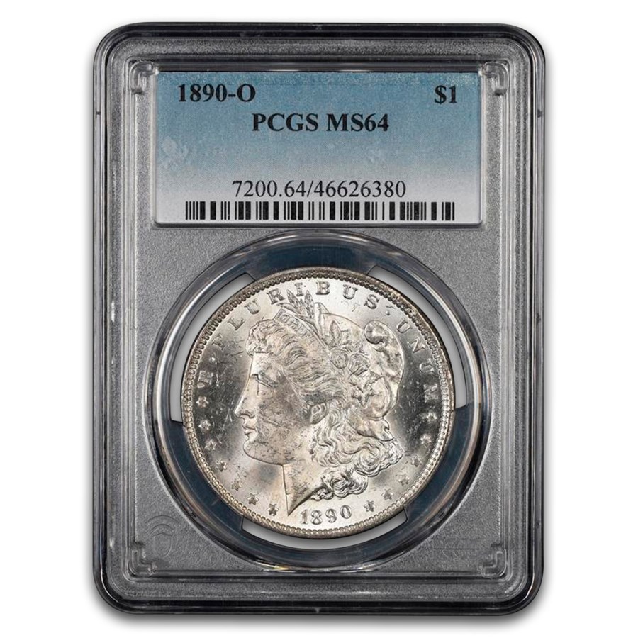 1890-O Morgan Dollar MS-64 PCGS