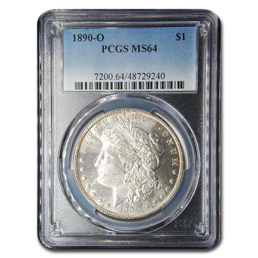 1890-O Morgan Dollar MS-64 PCGS