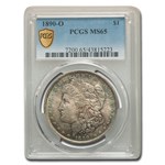 1890-O Morgan Dollar MS-65 PCGS (Toned Obv & Rev)