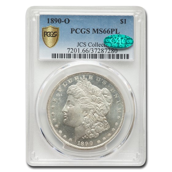 1890-O Morgan Dollar MS-66 PCGS CAC (PL) 1890-O Morgan Dollar MS-66 PCGS CAC (PL)