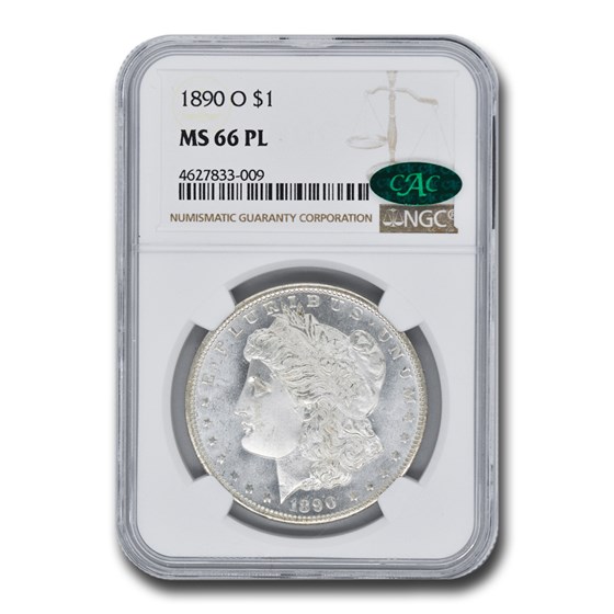 1890-O Morgan Dollar PL MS-66 NGC 1890-O Morgan Dollar PL MS-66 NGC