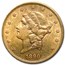 1890-S $20 Liberty Gold Double Eagle AU