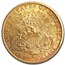 1890-S $20 Liberty Gold Double Eagle AU