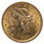 1890-S $20 Liberty Gold Double Eagle MS-61 NGC