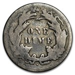 1890-S Liberty Seated Dime Fine