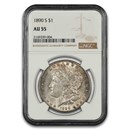 1890-S Morgan Dollar AU-55 NGC