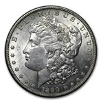 1890-S Morgan Dollar AU-58