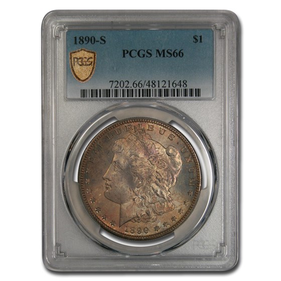1890-S Morgan Dollar MS-66 PCGS 1890-S Morgan Dollar MS-66 PCGS