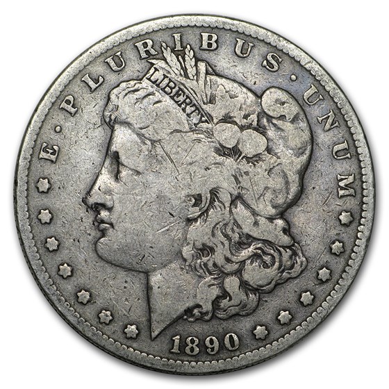 1890-S Morgan Dollar VG/VF 1890-S Morgan Dollar VG/VF