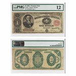 1891 $1.00 Treasury Note Stanton F-12 PMG (Fr#351)