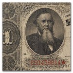 1891 $1.00 Treasury Note Stanton Fine (Fr#352)