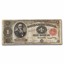 1891 $1.00 Treasury Note Stanton Good (Fr#351)