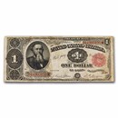 1891 $1.00 Treasury Note Stanton VG (Fr#351)
