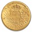 1891-1904 Monaco Gold 100 Francs Albert I BU